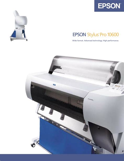 Epson Stylus Pro 10600 Driver: Installation and Troubleshooting Guide